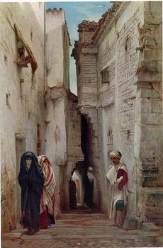 Arab or Arabic people and life. Orientalism oil paintings 572, unknow artist